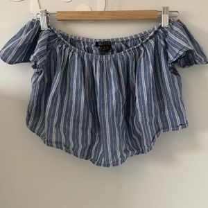 Off the Shoulder Crop Top